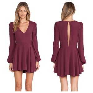 Lovers + Friends Shimmy Dress in Scarlet Sz S NWOT